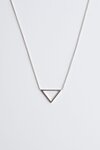 Triangle Necklace (Silver)