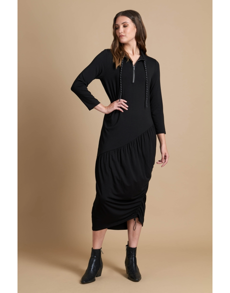 Dress, Hem Detail (Black)