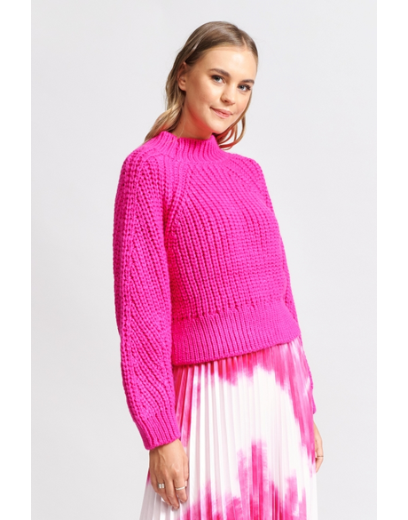 The Chunky Knit (Hot Pink)