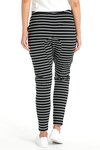 Jade Pant (Black/White Stripe)