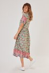 Prue Dress (Green Paisley)