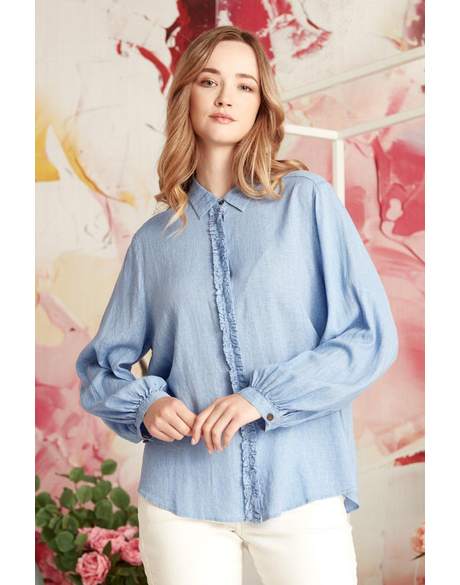 Flare Shirt (Denim)