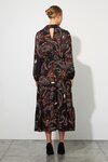 Paisley Midi Dress (Black Multi)