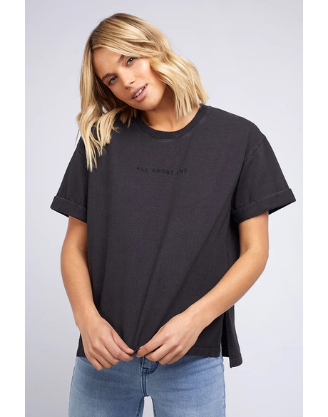 AAE Washed Tee (Faded Black)