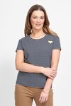 Tee, Round Neck (Stripe Heart)