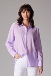 Linen Boyfriend Shirt (Lilac)