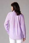 Linen Boyfriend Shirt (Lilac)