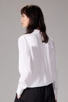 Linen Boyfriend Shirt (White)