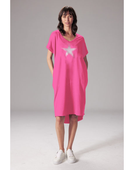 Zella Cocoon Dress (Pink)