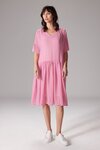 Zeta Print Tunic Dress (Pink/White Gingham)