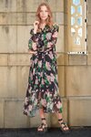 Make You Bloom Dress (Black Floral)