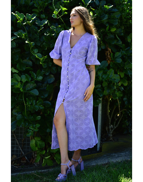 Seas The Day Dress (Lilac)