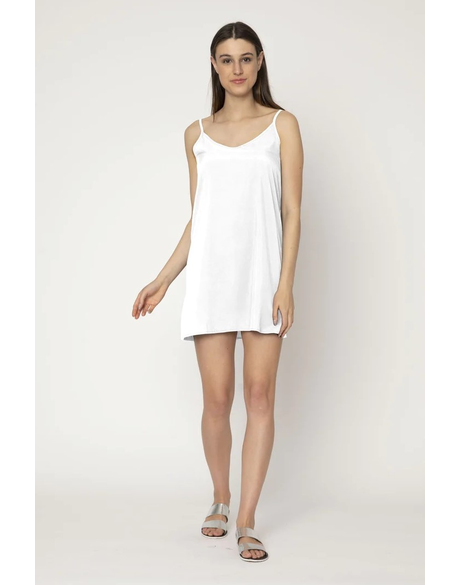 Brady Slip Dress (White)