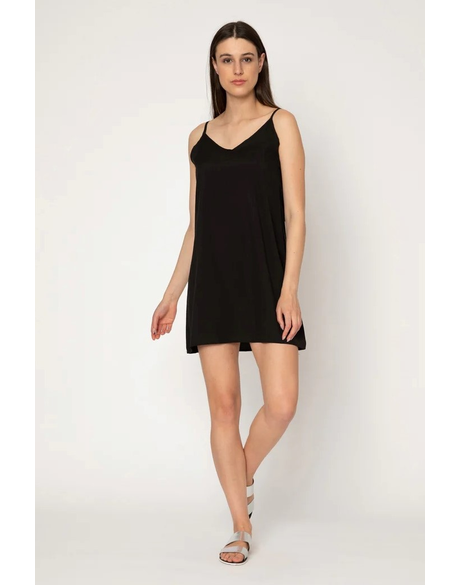 Brady Slip Dress (Black)