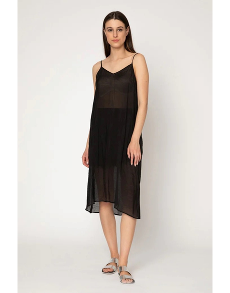 Gladys Slip Dress (Black)