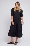 Eleanor Midi Dress (Black)