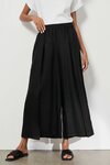 Layered Palazzo Pant (Black)