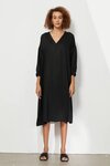 Puff Sleeve Dress (Black)