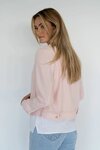 Isabella Linen Jacket (Pink)