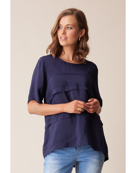 Fold Top (Ink) - Tops : Just Looking - Lania S22 SALE 25%