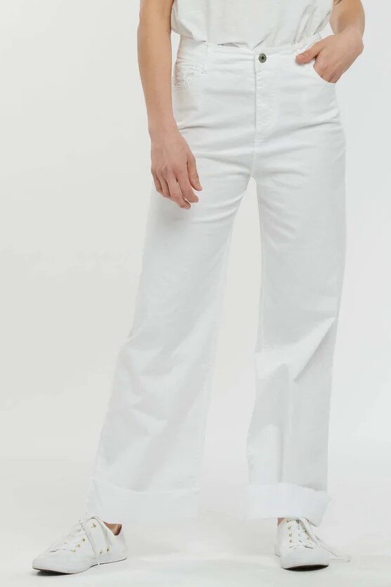 Vintage 29 30 Waist White Sailor Pant High Rise Button Fly Cotton Trousers  Navy Pants WS037 - Etsy Norway