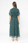 Vibrant Maxi Dress (Navy Emerald)