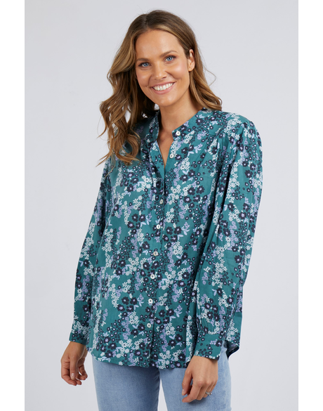 Jasmine Floral Blouse (Jasmine Floral Print) - Tops : Just Looking ...