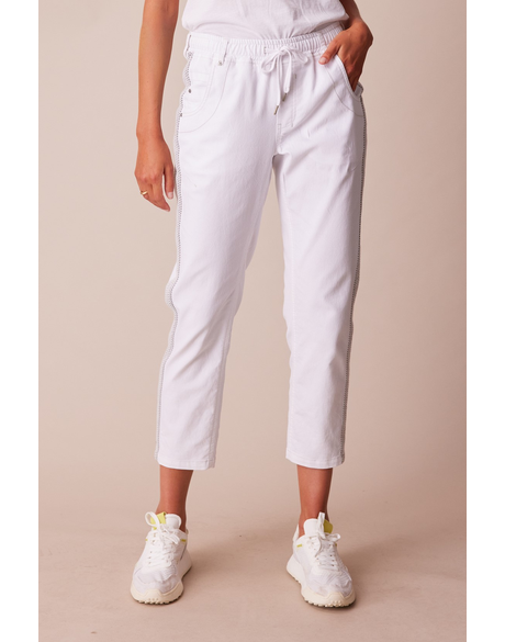 Zane Boyfriend Jean (White)