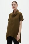 Cowl Neck Tunic (Dark Moss)