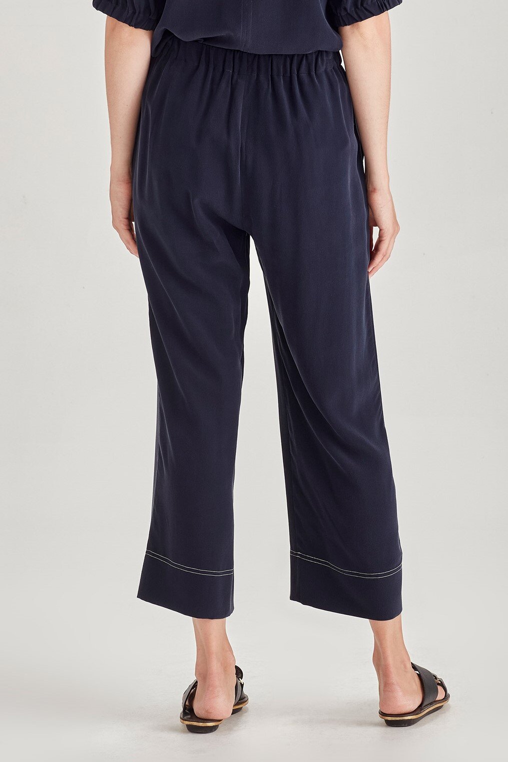 Charlotte Silk Pant (French Navy) - Pants : Just Looking - Sills S22 ...