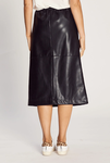 The Pu A Line Skirt (Black)