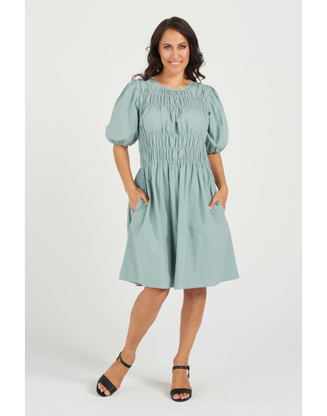 Mika Dress (Seafoam)