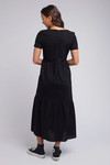 Stella Midi Dress (Black)