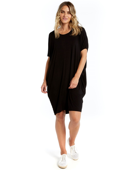 Maui Dress (Black) - Dresses : Just Looking - Betty Basics S22 SALE 25%