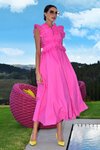 Got The Frills For You Dress (Hot Pink)