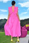 Got The Frills For You Dress (Hot Pink)