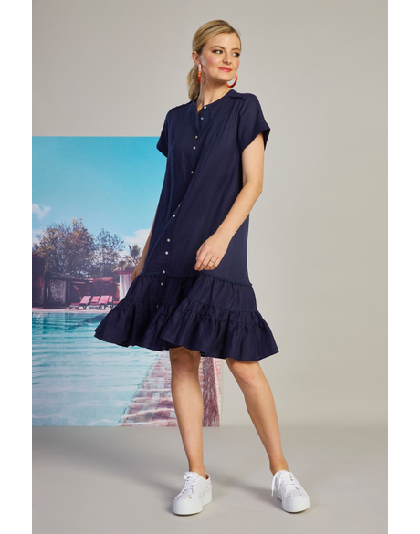 Escape Dress (Navy)