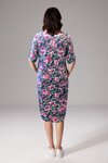 Daniella Printed Dress (Blue Peony Floral)