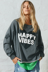 Happy Vibes Sweat (Black)