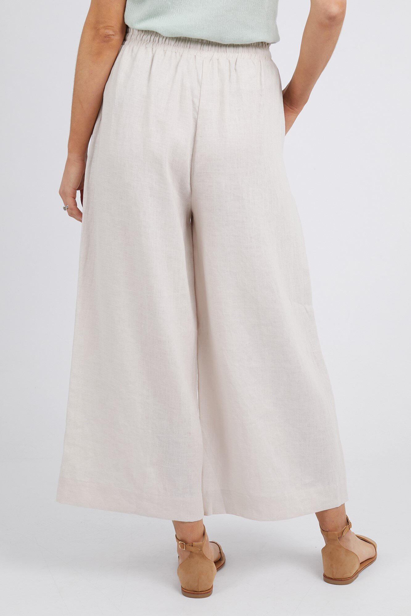 Billie Wide Leg Pant (Oatmeal) - Labels-Elm : Just Looking - Elm W23