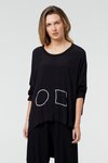 Media Drape Sweater (Black)