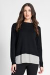 Jumper, Tie Back (Stripe/Black)