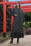 Puff Piece Coat (Black)