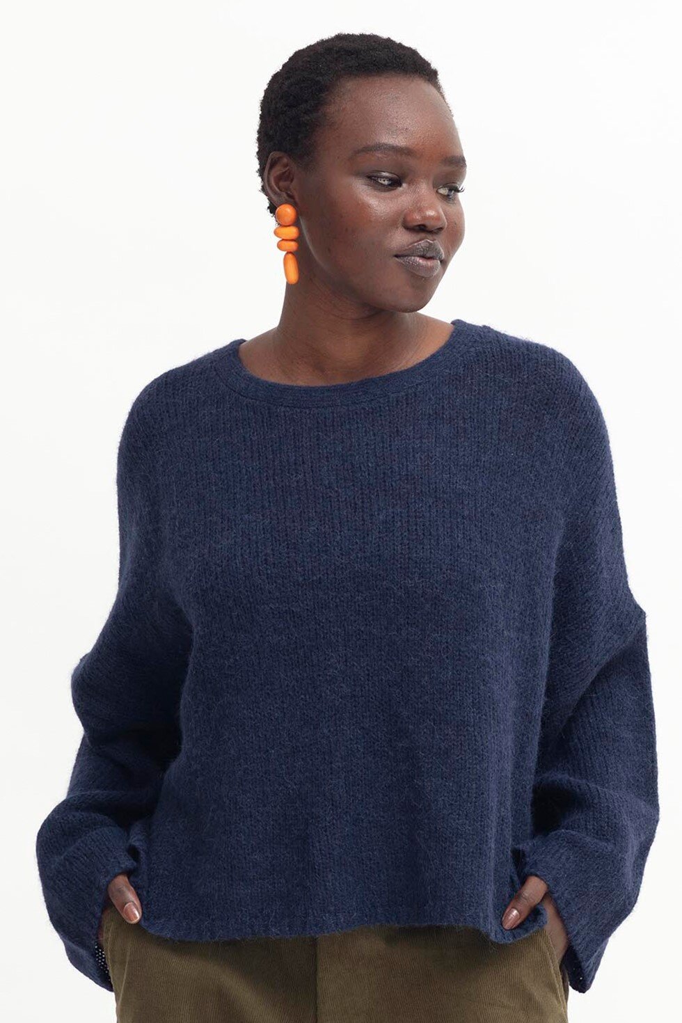 Steel deals blue sweater