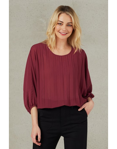 Aura Top (Plum) - Tops : Just Looking - Et Alia W23 SALE 25%