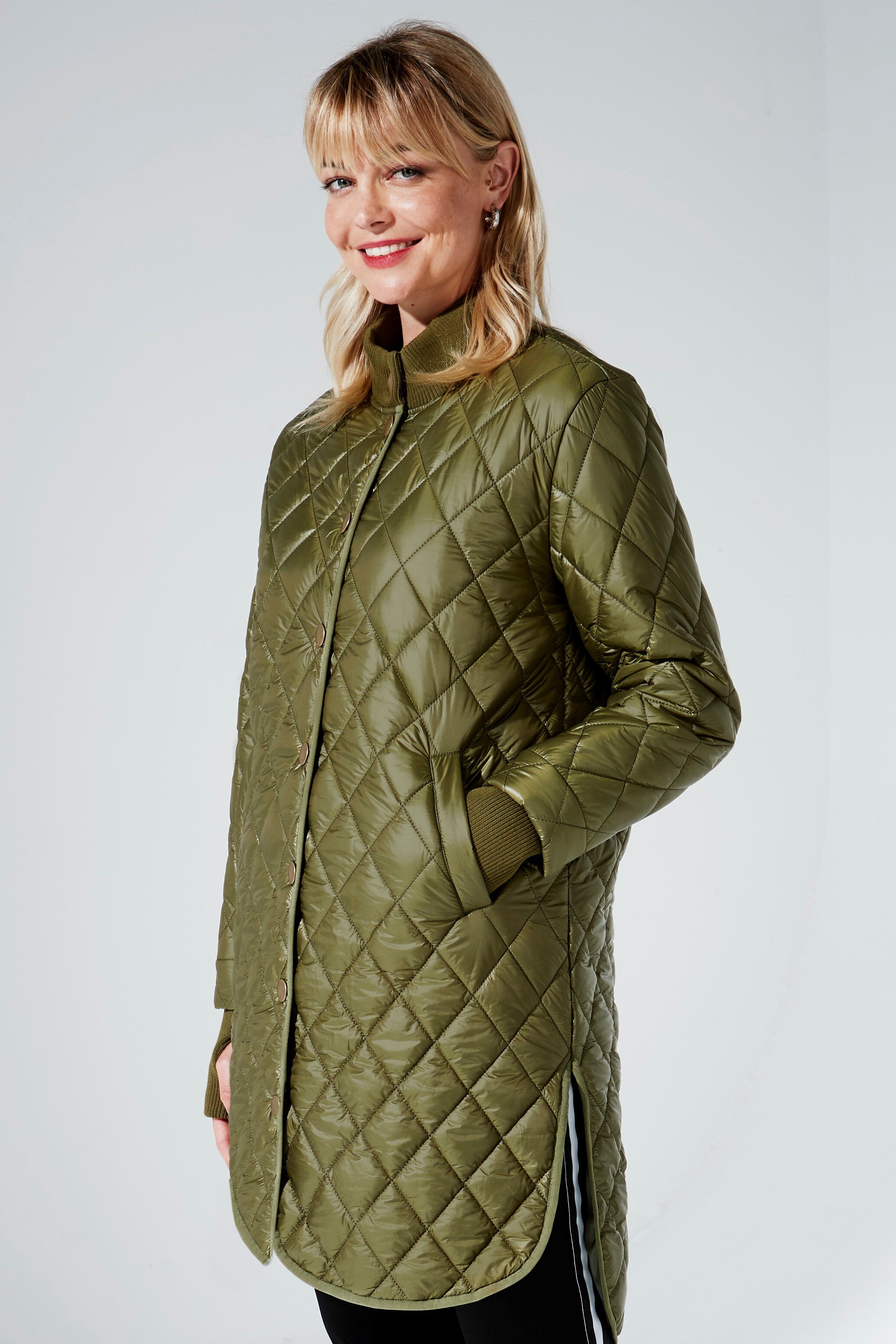 Vannes Quilted Jacket (Olive) - Labels-Duo : Just Looking - Duo W23