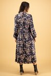 Long Shirt Dress w Waist Panel (Flora)