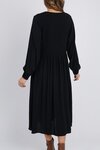 Lottie Midi Dress (Black)