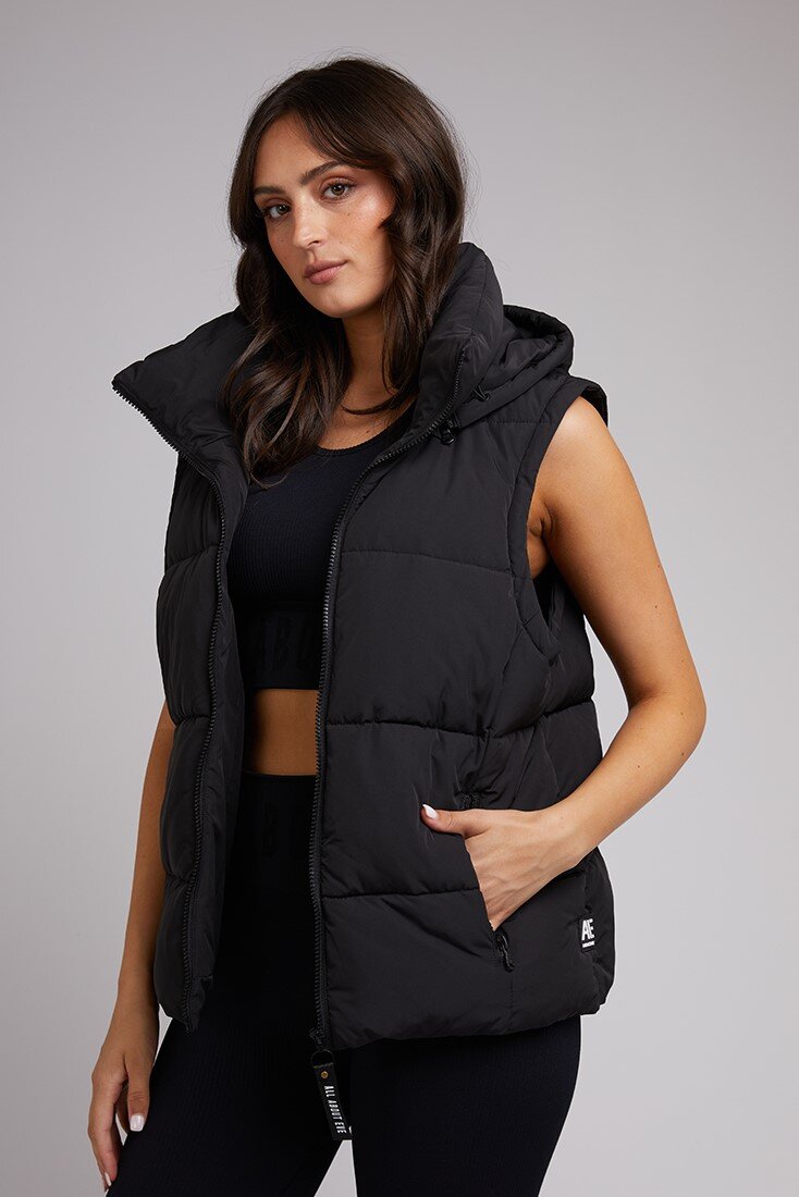 Remi Luxe Puffer Vest (Black) - Labels-All about Eve : Just Looking - All  about Eve W23