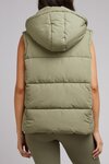 Remi Luxe Puffer Vest (Khaki)